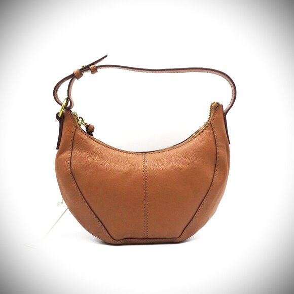 LUCKY BRAND Genuine Honey Tan Color Leather Shouler Bag - Picture 3 of 11
